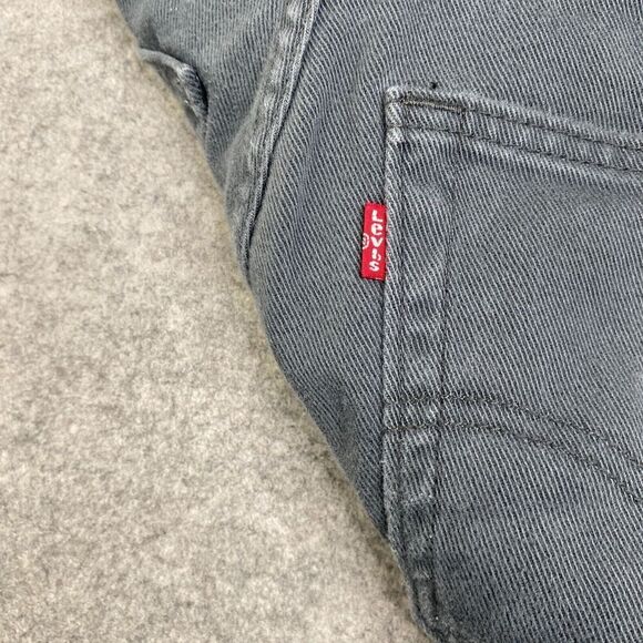 Levis Jeans Men 512 Slim Fit Tapered Leg Medium Wash Tag 30x30 Stained - Picture 5 of 11